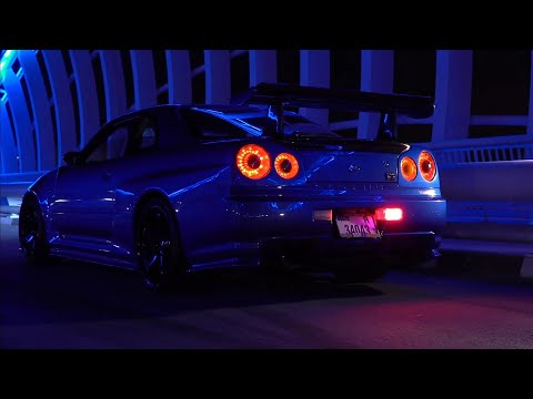7vvch Night Drive Nissan Skyline R34 Showtime Phonk House