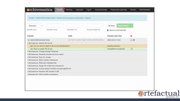 2  The Transfer Tab in Archivematica