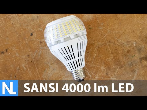 Vídeo: Quin és l'equivalent LED d'una bombeta de 400 watts?