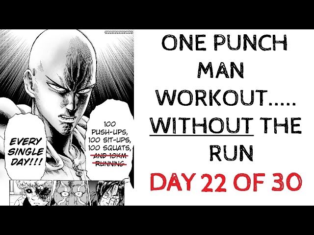 100 Push-Ups, Sit-Ups, Squats & One Awesome One-Punch Man Figure! 