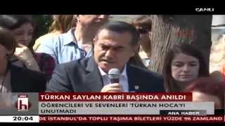 Türkan Saylan Ölüm Yıl Dönümünde Mezarı Başında Anıldı. Halk Tv 20.05.2015