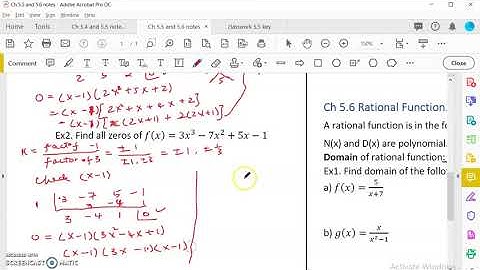 OpenStax College Algebra Ch 5.5 Zeros of Polynomial Functions # 2