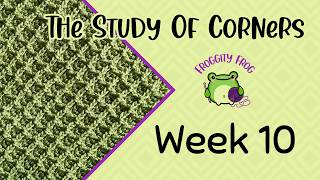 A Study of Corners CAL Week 10 | The Waffle Stitch, But Make It Diamonds