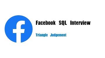 Facebook SQL Interview Question | Leetcode 610 | Triangle Judgement