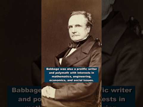 Charles Babbage #shortbio