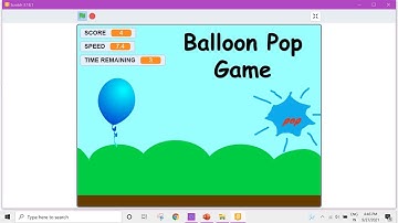 Balloon Popping Game in Scratch ~ Scratch Programming ~ Learn Scratch Games
