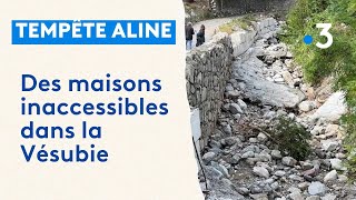 Tempête Aline : le quartier du Vernet à Saint-Martin-Vésubie est inaccessible depuis trois jours