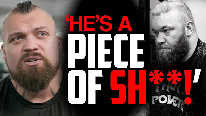 🚨Eddie Hall EXPOSES "Sore Loser" Hafthor Bjornsson! *New Interview*