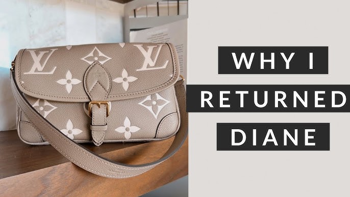 Designer Bag Unboxing  New Louis Vuitton Diane Monogram Empreinte 2023 