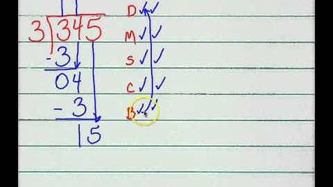 Long Division Instructional Video