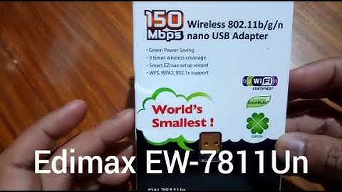Edimax EW-7811Un Wireless Nano USB Adapter
