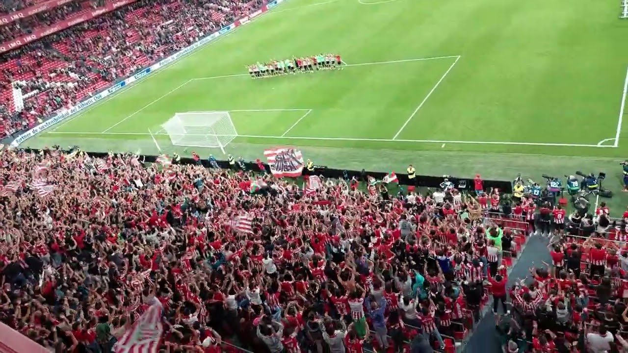 Txoria txori San Mamés. Athletic 4- UD Almería 0 Día 30/09/2022. Final del partido de Liga