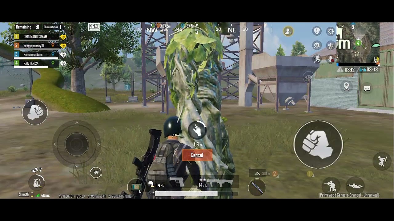 My first match in BGMI - YouTube