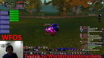 WFOS- Multiboxing 5 Locks Ganking Alliance in Hillsbrad Foothills (Skull Level Players REKT)