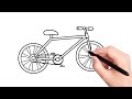 كيفية رسم دراجة بطريقة سهلة خطوة بخطوة الرسم Bike Howtodraw Drawingtutorial 