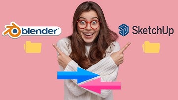 How to transfer SketchUp files to Blender | Very Easy |