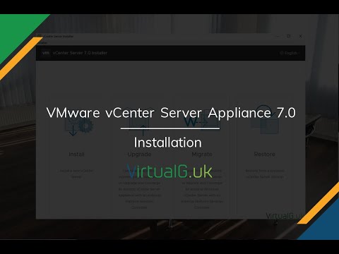 Installing VMware vCenter Server Appliance (VCSA) 7.0