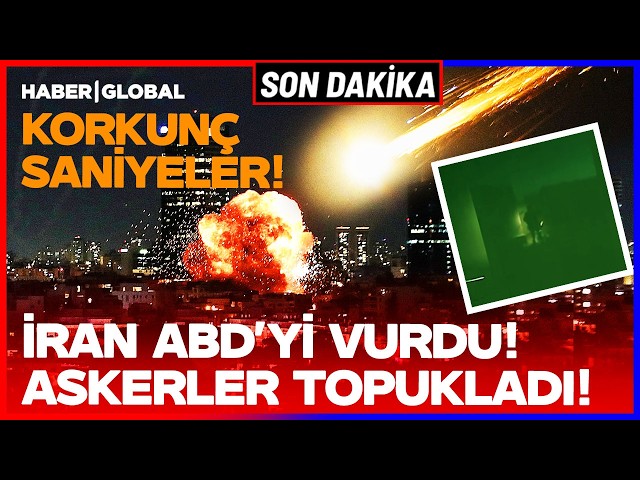 ABD ASKERLERİ İRAN FÜZESİNDEN BÖYLE KAÇTI! Tahran Trump'a Tokadı İndirdi!