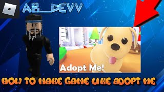 Roblox Studio How to make a game like Adopt me (Part 1)