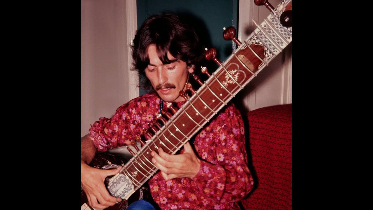 George Playing The Sitar - YouTube