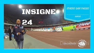 Lorenzo Insigne Napoli Stadio San Paolo annuncio tifosi azzurri