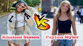 Khalani Simon VS Payton Myler Transformation 🌟 2025 | From 0 To Now Wealth