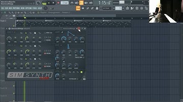Making a Beat with Sim Synth - FL Studio 20