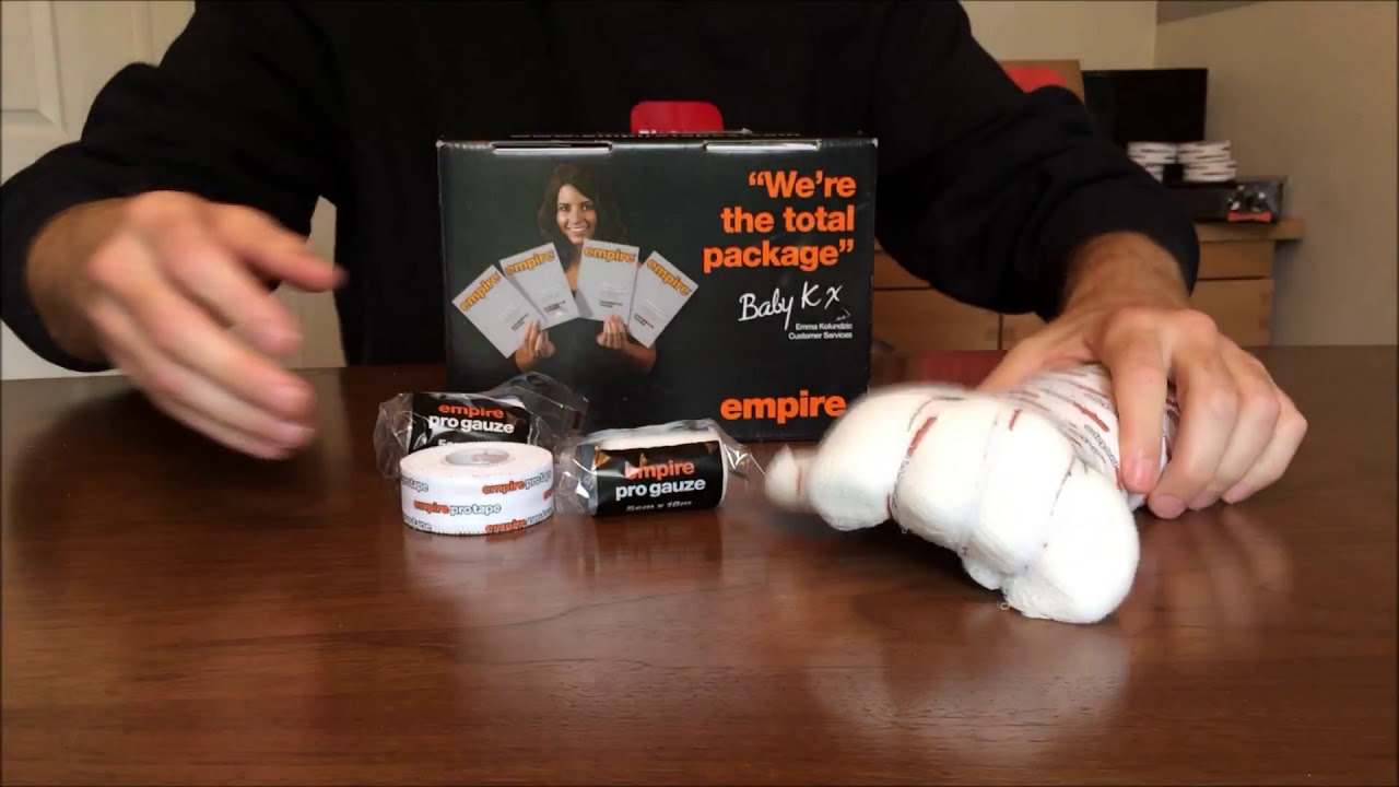 EMPIRE PRO TAPE AND GAUZE REVIEW YouTube