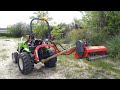 Micro tracteur preet avenger  eparer et dbroussailler