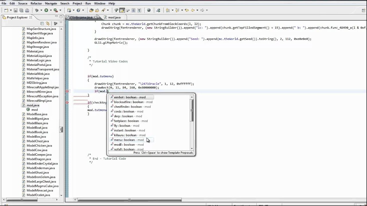 Minecraft Coding - Basic GUI - YouTube