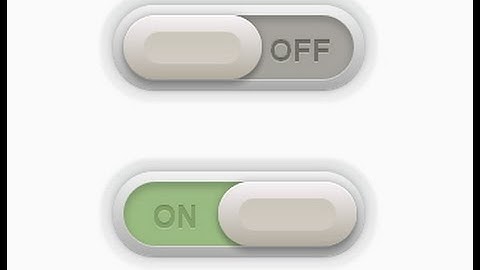 Stylish Switch Button - CSS3 and Jquery