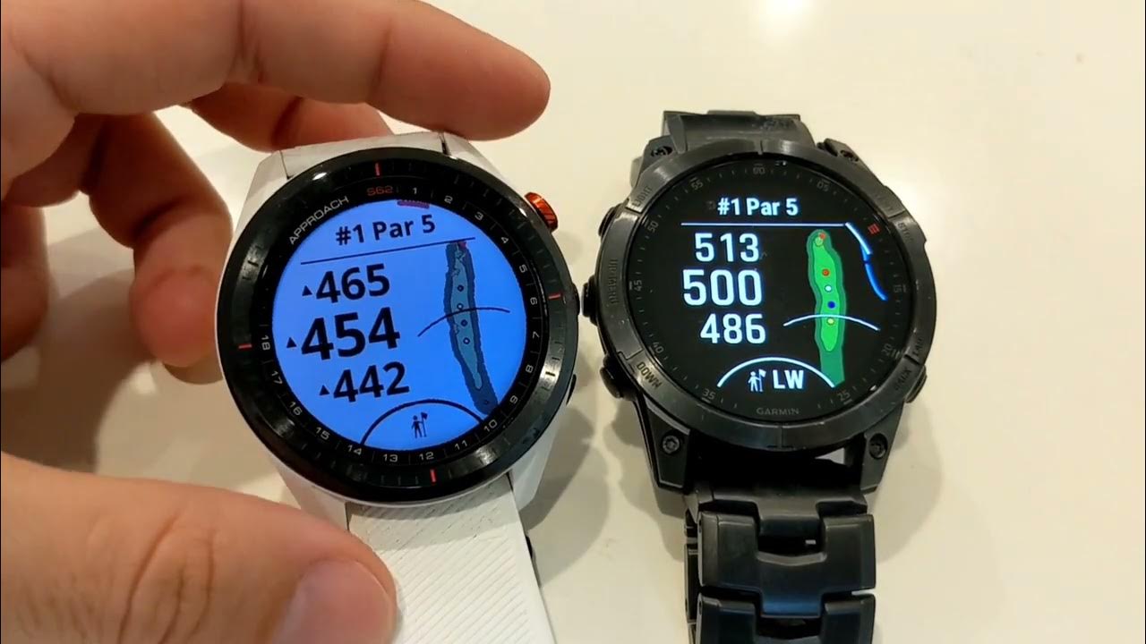 Garmin S62 vs Epix (Gen 2) Smart Watch Comparison (for golfing) YouTube