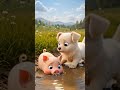 A Puppy’s Love Saved This Baby Pig