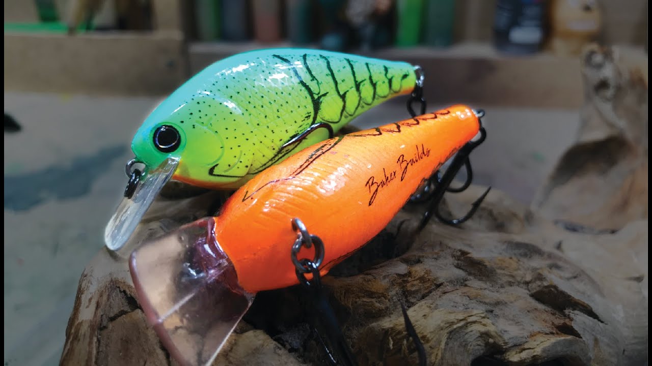 Spray Painting Fishing Lure (Baker Builds) 