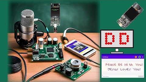 Demo of Camera and Mic Arduino Experiment With TTGO T-Camera Plus and DumbDisplay