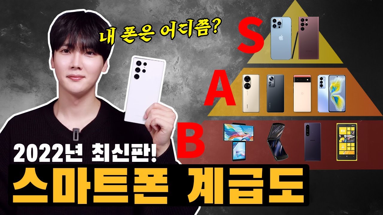 2022년 스마트폰 계급도! 등급별(S~D)로 정리 해봤습니다. [내 폰은 어디에?!]
