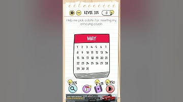 help me a date for meeting my annoying cousin level 335:brain test