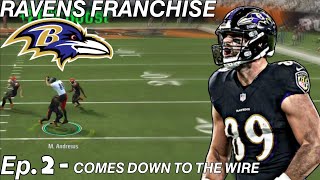 RAVENS FRANCHISE EP. 2 | This Game Comes Down To The Wire! -  Madden Mobile 24