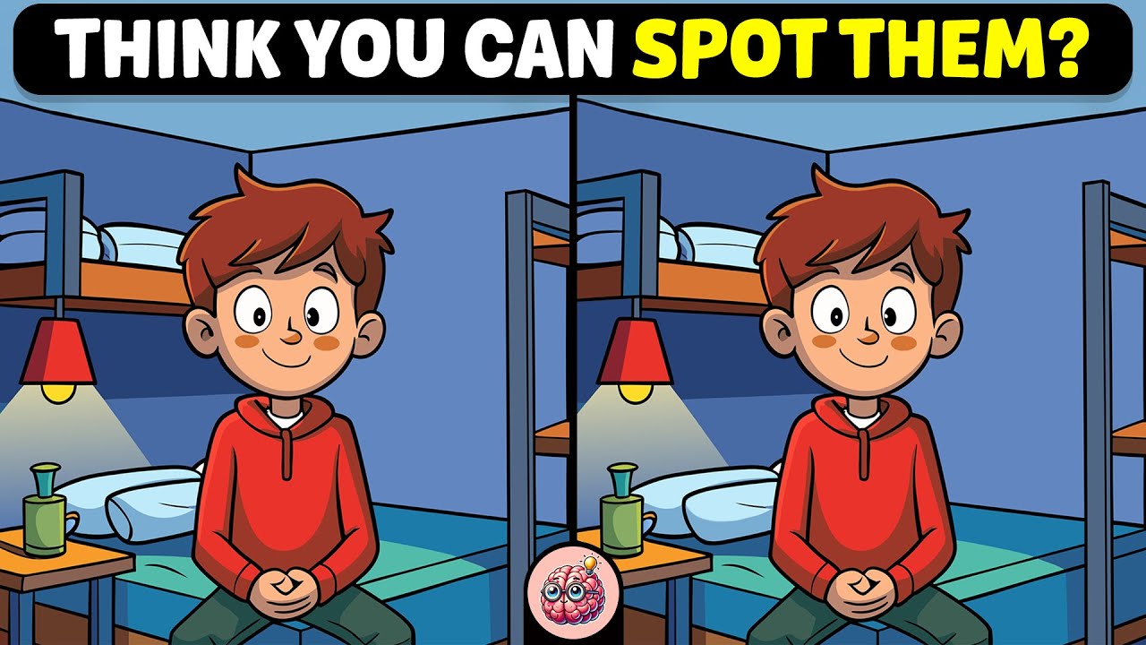 🧠🧩Spot 3 Differences | Find The Hidden Details 🧩🧠 | Brain Tricks - YouTube