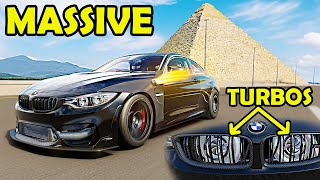 The Most RIDICULOUS BMW M4 Build Ever - MASSIVE Twin Turbo's at 100PSI - Assetto Corsa Driving Mod