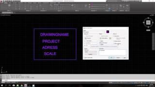 Adding Attributes in AutoCAD: English