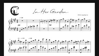 In Her Garden | Sheet Music video | Piano Tutorial