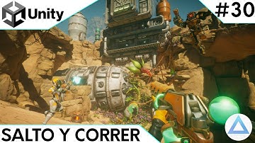CREA un VIDEOJUEGO de DISPAROS en Unity Tutorial🔫/Animaciones Salto y Correr/30-Capitulo