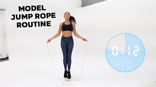 Jump Rope Routine | Modeling Workout At Home | Jump Rope Workout To Lose Weight
