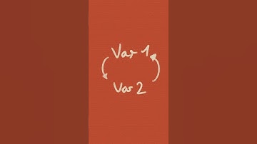 ASI Puedes intercambiar el VALOR de dos VARIABLES