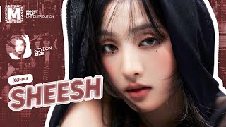 [AI COVER] How Would (G)I-DLE sing 'SHEESH' by BABYMONSTER (Line Distribution)
