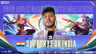 2026 Asian Games Esports Qualifiers: Honor of Kings| Group Stage Day 2 | iRON JP