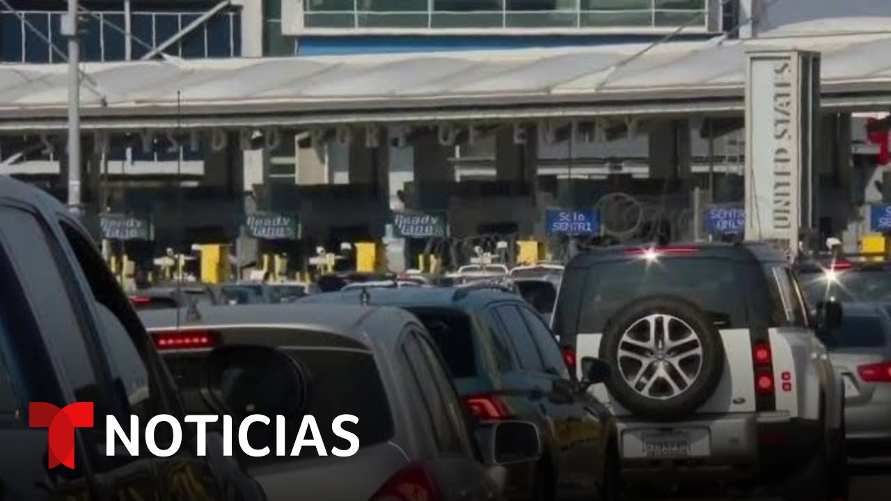 Las largas filas vuelven a la garita de San Ysidro | Noticias Telemundo