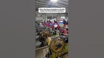 Loading and unloading robot#abb#fanuc#yaskawa#kuka#robot#worker#automation#factory