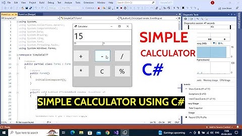 How to Create Simple Calculator Using C#